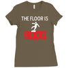the floor is lava Ladies Fitted T-Shirt