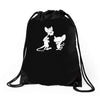 pinky und der brain ratten rats comic kult fun cartoon Drawstring Bags
