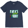 papa's little fishin buddy V-Neck Tee