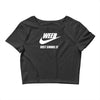 weed   just smoke it   mens funny Crop Top