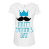 happy father's day 2 Maternity Scoop Neck T-shirt