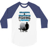 Grandpa And Grandson Fishing Partners For Life 3/4 Sleeve Shirt