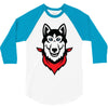 Siberian Husky 3/4 Sleeve Shirt