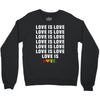 Love Is Love Crewneck Sweatshirt