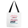 A March Girl Like A Flowers Tote Bags