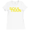 soul train retro 60s 70s 80s music party present tee new Ladies Fitted T-Shirt