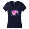 Baby Bear Women's V-Neck T-Shirt