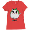 joker the cat Ladies Fitted T-Shirt