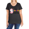 My Unicorn Ate My Homework Ladies Curvy T-Shirt