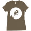 moon alien predator Ladies Fitted T-Shirt