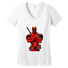 red man Women's V-Neck T-Shirt