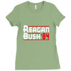 reagan bush '84 Ladies Fitted T-Shirt
