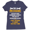 I Am A Mechanic Ladies Fitted T-Shirt