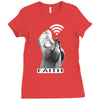 faith animal pray Ladies Fitted T-Shirt
