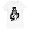 uncle sam Ladies Fitted T-Shirt