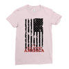 god bless america Ladies Fitted T-Shirt