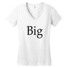 big (2) Women's V-Neck T-Shirt