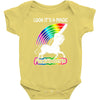 look it's a magical fck unicorn funny Baby Onesie