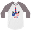 4th of July 3/4 Sleeve Shirt