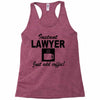 instant lawyer just add coffee Racerback Tank