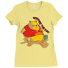 winnie le porc Ladies Fitted T-Shirt