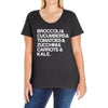 vegan Ladies Curvy T-Shirt
