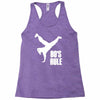 80's rule break dancer Racerback Tank
