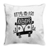 let's go an adventure (for light color) Throw Pillow