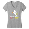i never trust taco fart Women's V-Neck T-Shirt