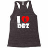 i love dbz  fun  super saiyajin piccolo vegeta dragonball son goku Racerback Tank