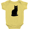 black cat Baby Bodysuit