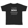 argument invalid boss Toddler T-shirt
