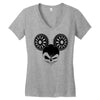 mad mickey Women's V-Neck T-Shirt
