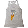 pizza wolf Racerback Tank