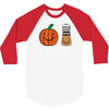 pumpkin spice 3/4 Sleeve Shirt