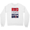 red white and brew Crewneck Sweatshirt