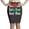 Love Rose Pencil Skirts