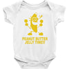 peanut butter jelly time banana Baby Onesie