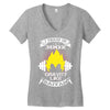 I Train In 300x Gravity Like Saiyan Women's V-Neck T-Shirt