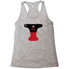 pool black red Racerback Tank