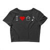 i love house music Crop Top