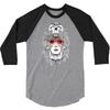 girl and skull 3/4 Sleeve Shirt