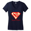 bob is super dad Women's V-Neck T-Shirt
