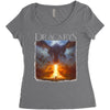 dracarys Women's Triblend Scoop T-shirt