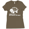 always late worth wait funny turtle tee Ladies Fitted T-Shirt