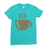 coffee (2) Ladies Fitted T-Shirt