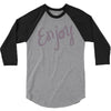 cute enjoy 3/4 Sleeve Shirt
