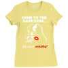 come to the darkside Ladies Fitted T-Shirt