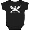 destiny hunter blade dancer   game fan Baby Bodysuit