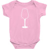 glasses wine Baby Bodysuit
